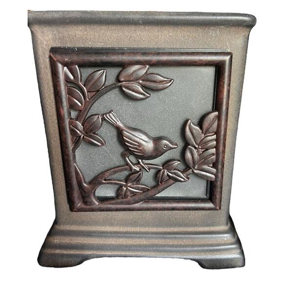 Scentsy Warmer, Retired, Classic Charcoal, 1 Frame with Bird, New in Box - Picture 4 of 6
